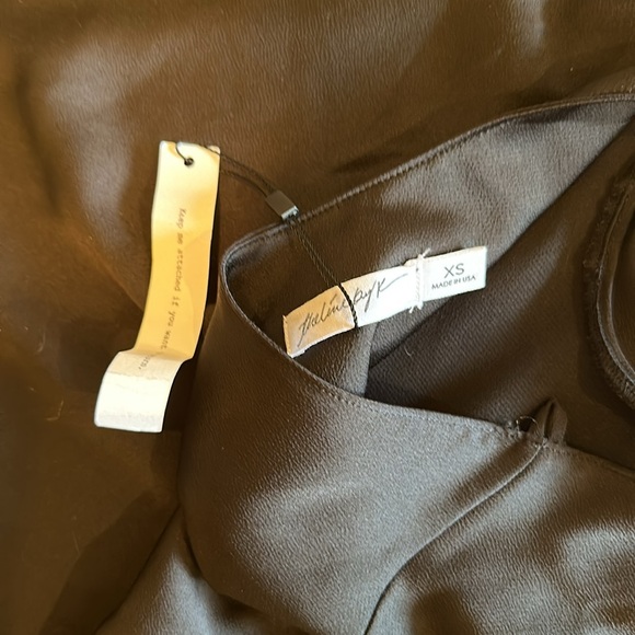 NWT The Line by K black midi Slip dress / backless XS - Picture 8 of 9